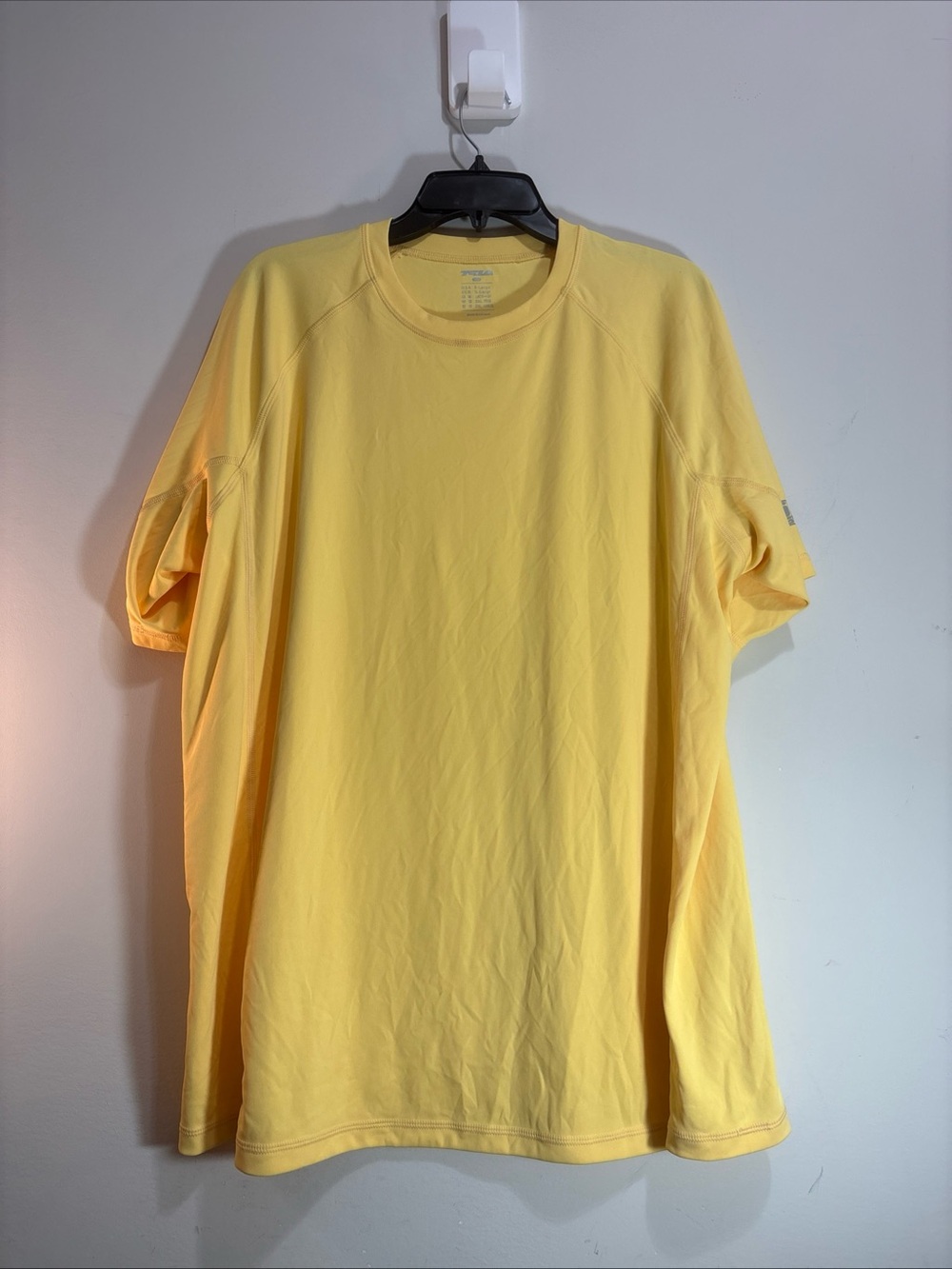 TSLA Men's Yellow Surf Crew Neck Shirt. 1443